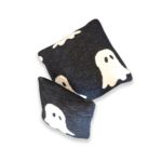 Black cushion with ghost print- for baby/kids