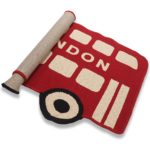 Train Rug Red- for baby/infant/toddler